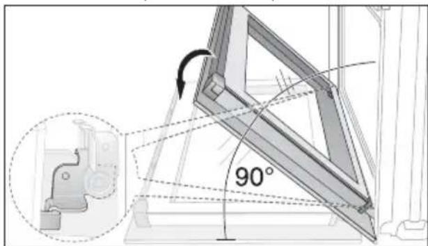 ARTHUR MARTIN ELECTROLUX AOC 45030 W - Démontage des vitres de la porte - 1