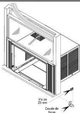 AMANA AAC182STA - POSER Le COUDE de BASE et le JOINT d'etanchéite de la fendette - 1