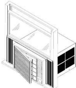 AMANA AAC081SRA - RETRAIT DU FILTRE ET DE LA GRILLE AVANT - 2