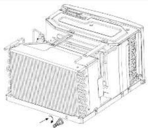 AMANA AAC081SRA - INSTALLER LE TUYAU D'ECOUULEMENT/LE COUDE DE DRAINAGE - 1
