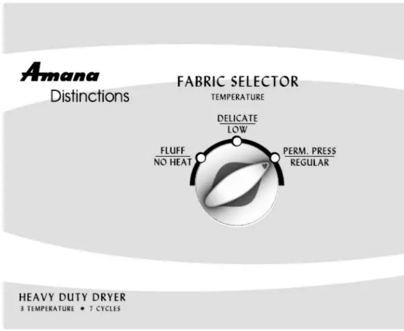 AMANA DLG231RAW - Paso 1 - 1