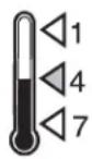 AMANA AQC2227BRW - BOUTON DE COMMANDE DE TEMPERATURE - 1