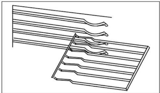 AMANA AOES3030WW - Placement des grilles - 1