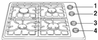 AMANA AKS3640CC - COOKTOP AT A GLANCE - 1