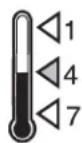 AMANA AFC0703BW - BOUTON DE COMMANDE DE TEMPÉRATURE - 1