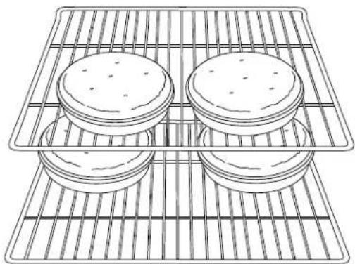 AMANA AEW4630DDQ14 - Baking Layer Cakes on Two Racks - 1