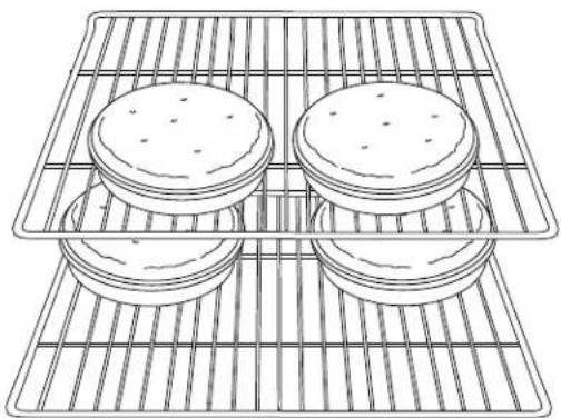 AMANA AEW4630DDQ14 - Cuisson de gâteaux à étages sur deux grilles - 1