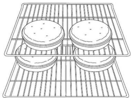 AMANA AEW3530DDS15 - Cuisson de gâteaux à étages sur deux grilles - 1
