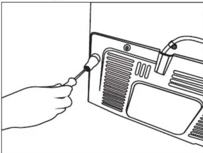 BEKO GNE480E20DZXP - Installatie van de plastic wiggen - 2
