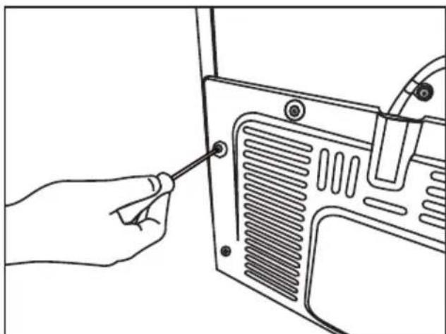 BEKO GNE480E20DZXP - Installatie van de plastic wiggen - 1