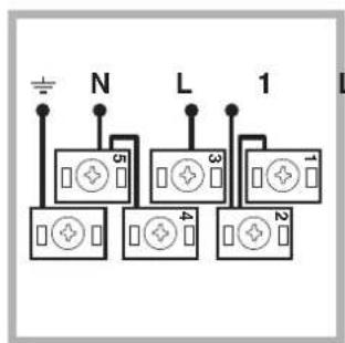INDESIT HIM 506 EK.A (WH) - Monteren voedingskabel - 5