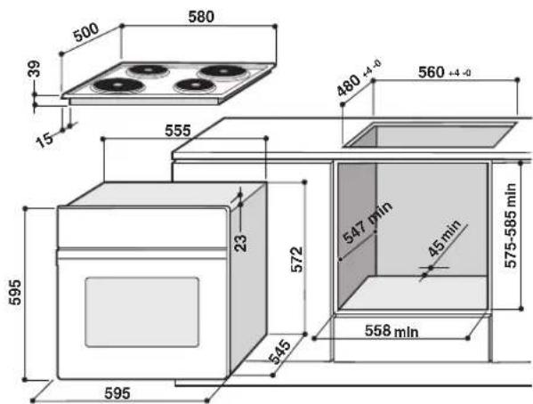 INDESIT HIM 506 EK.A (WH) - Encastrement - 1