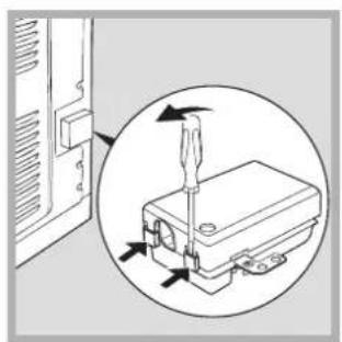 INDESIT HIM 506 EK.A (WH) - Fitting the power supply cable - 1