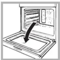 INDESIT HIM 506 EK.A (WH) - Cleaning the oven door - 1