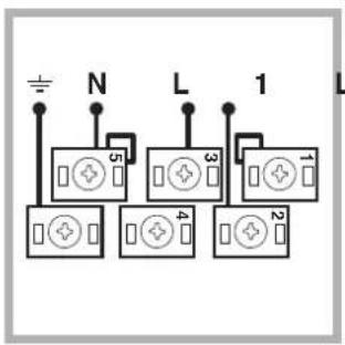 INDESIT HIM 50 K.A IX2 - Fitting the power supply cable - 5