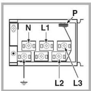 INDESIT HIM 50 EK.A IX2 - Montage du cable d'alimentation - 3