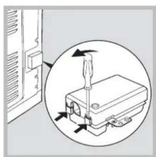 INDESIT HI 50 EK.A IX - Montage du cable d'alimentation - 1