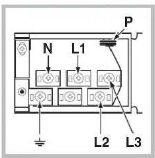 INDESIT HI 50 EK.A IX - Fitting the power supply cable - 3