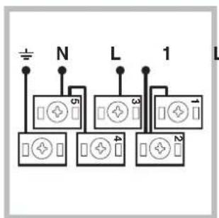 INDESIT HI 50 EK.A IX - Fitting the power supply cable - 5