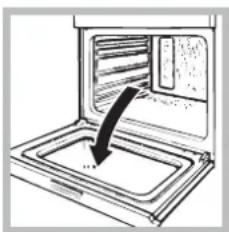 INDESIT HI 50 EK.A IX - Nettoyage de la porte - 1