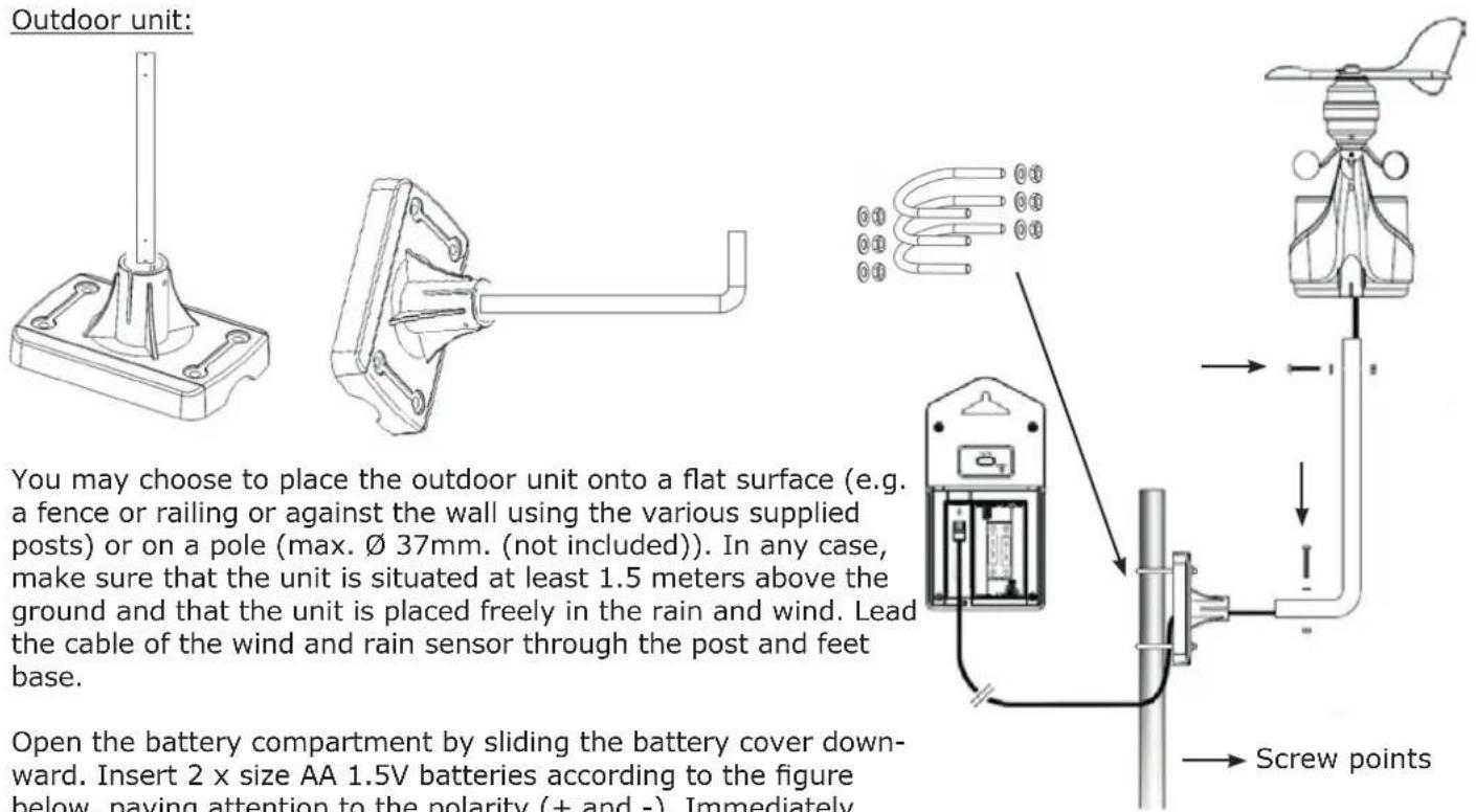 ALECTO WS3300 - Power supply: - 1