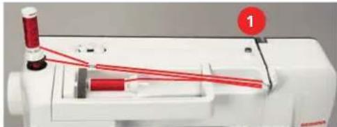 BERNINA 590 - Enfiler une aiguille triple - 2