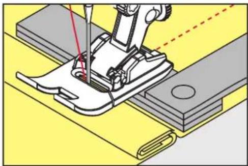 BERNINA 590 - Équilibrer les couches de tissus - 1