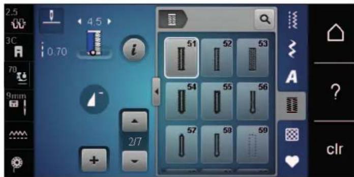 BERNINA 590 - Coudre une boutonnière manuelle en 7 étapes avec le pied pour boutonnière n° 3C - 4