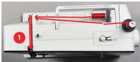 BERNINA 590 - Enfiler une aiguille jumelée - 1