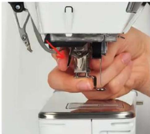 BERNINA 590 - Monter le pied pour broderie - 2