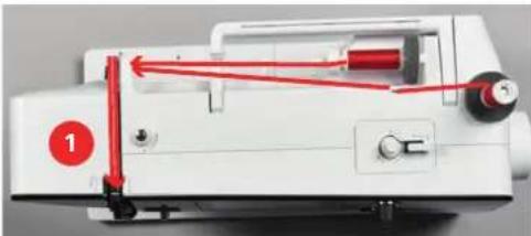 BERNINA 475 QE - Enfiler une aiguille jumelée - 1
