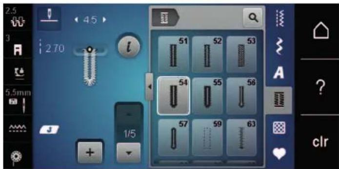 BERNINA 475 QE - Coudre une boutonnière manuelle en 5 étapes avec le pied pour boutonnière n°3 - 4