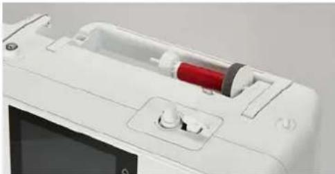 BERNINA 475 QE - Support de bobine à l'horizontale - 1