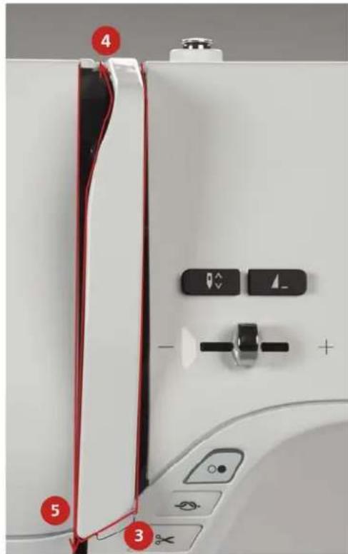 BERNINA 475 QE - Enfiler le fil supérieur - 2