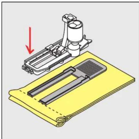 BERNINA 475 QE - Utiliser l'équilibrage de la hauteur - 1