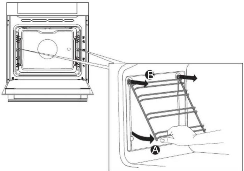 Pelgrim PF8231RVS - Inschuifgeleiders verwijderen en reinigen. - 1