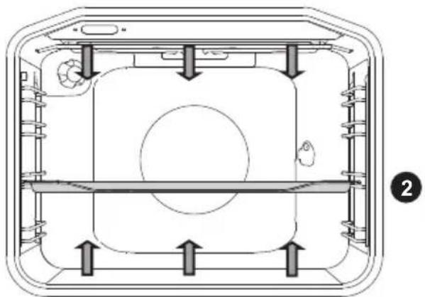 Pelgrim PF8231RVS - Chaleur par le haut + chaleur par le bas - 1
