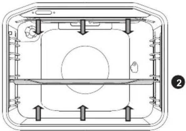 Pelgrim PF8221RVS - Chaleur par le haut + chaleur par le bas - 1