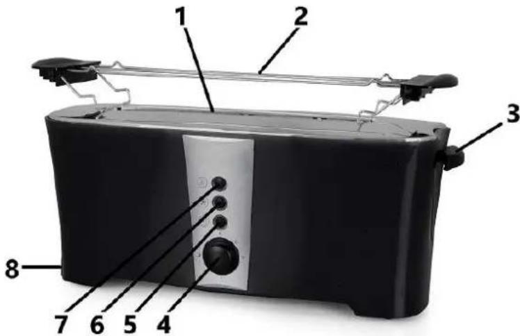 Orbegozo TO 7050 - TOASTER FEATURES - 1
