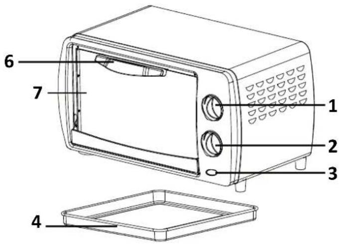 AFK MB1200P.1 - GUIDE TO PARTS: - 1