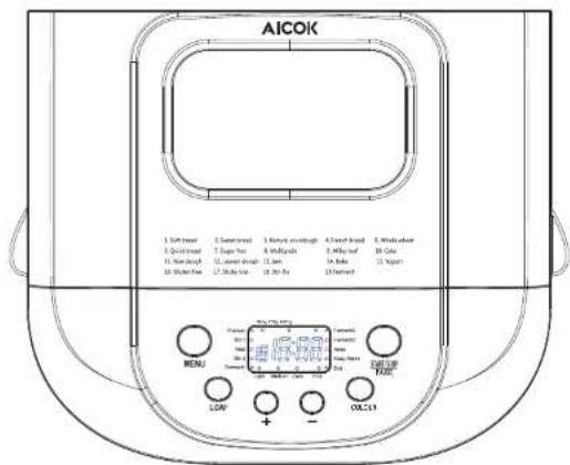 Aicok MBF004 - CONTROL DE PANEL - 1