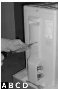 Amcor HW AM12KE - Fixing the external unit - 1