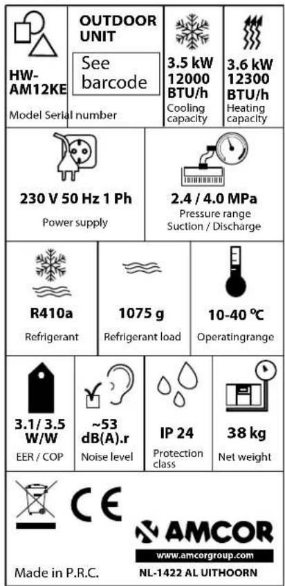 Amcor HW AM12KE - Peu économe - 4