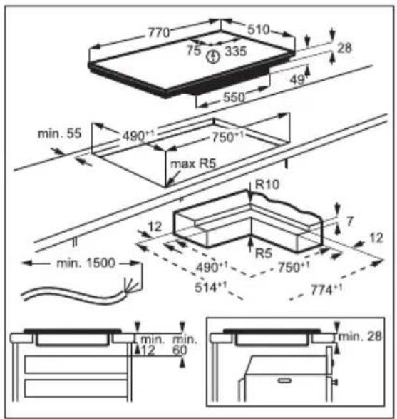 AEG IPE84571IB - Muntatge - 2