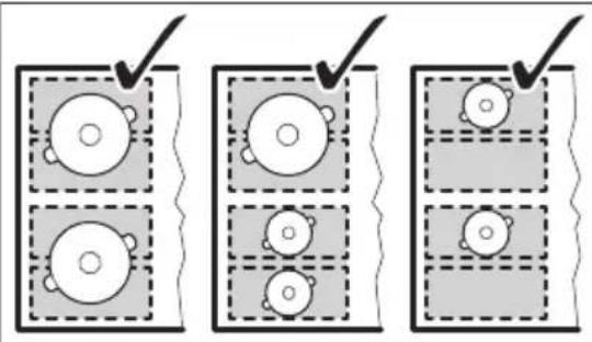 AEG IPE84571IB - FlexiBridge Standardi tila - 2