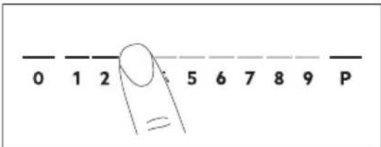 AEG IPE84571IB - Heat setting - 1