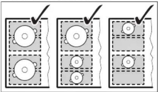 AEG IPE84571IB - FlexiBridge Standard-läge - 2