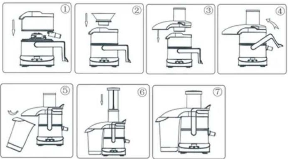 Concept LO7070 - Assembling the appliance - 1