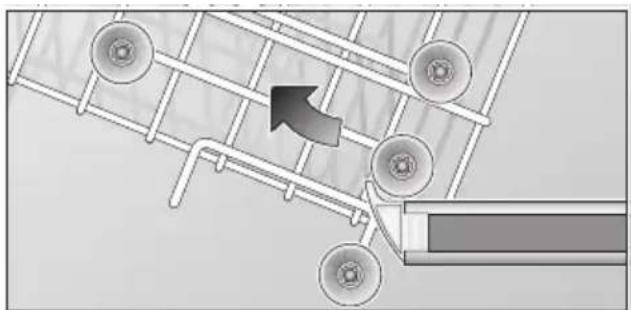 BOSCH SGS84A12EU - Top basket with upper and lower roller pairs - 1