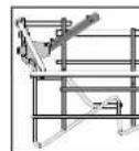 BAUKNECHT BSBO 3O21 PF X - OPVOUWBARE KLEPPEN MET VERSTELBARE STAND - 3